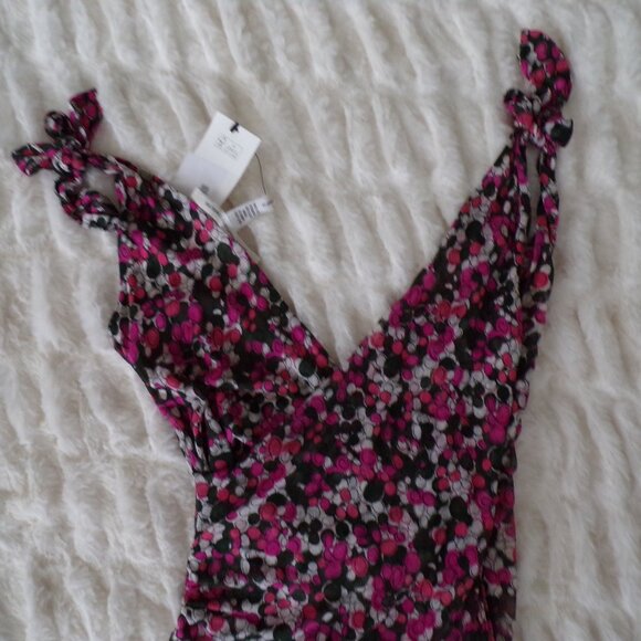 NWOT Diane von Furstenberg silk mini dress 10 - Picture 6 of 7